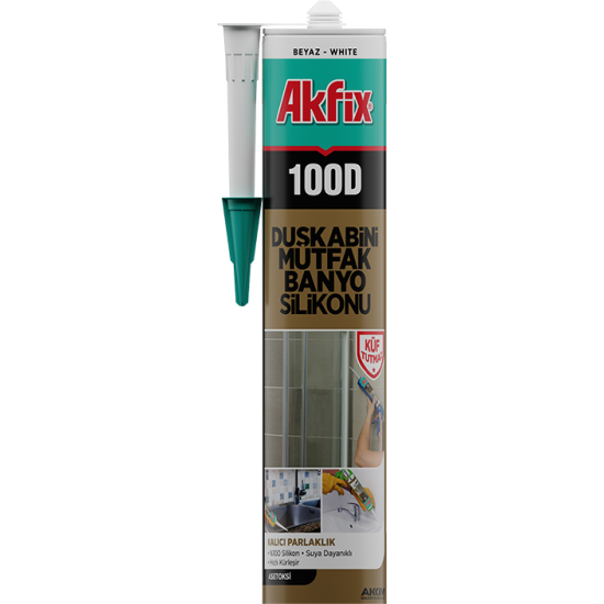 100D DUŞKABİNİ MUTFAK BANYO SİLİKONU