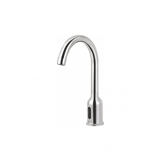 FOTOSELLİ KROMA KUĞU LAVABO BATARYASI TEK SU GİRİŞLİ