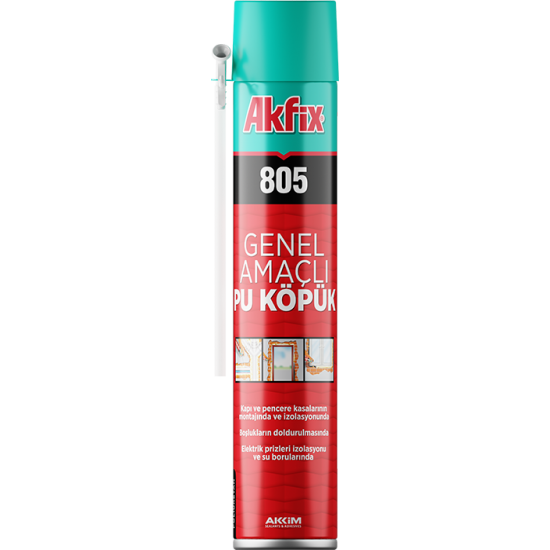 POLİÜRETAN KÖPÜK (Pipetli) AKFİX 805 750 m/850 gr